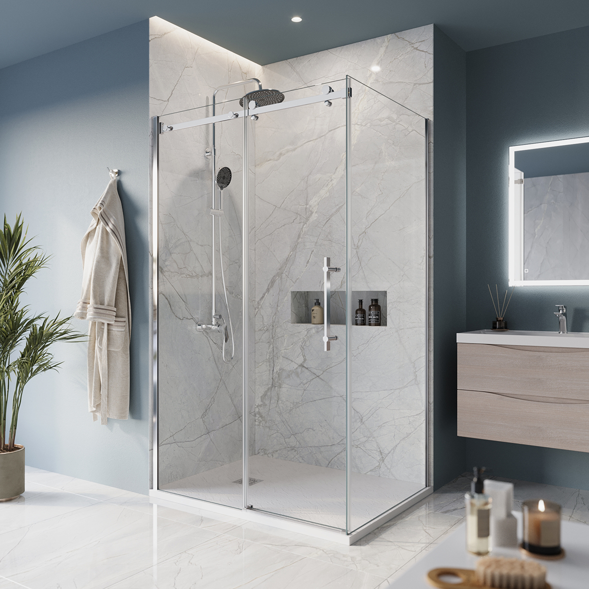 Душевой уголок BelBagno Marino 120х90 стекло прозрачное, профиль хром, MARINO-AH-1-120/90-C-Cr
Душевой уголок BelBagno Marino 120х90 стекло прозрачное, профиль хром, MARINO-AH-1-120/90-C-Cr