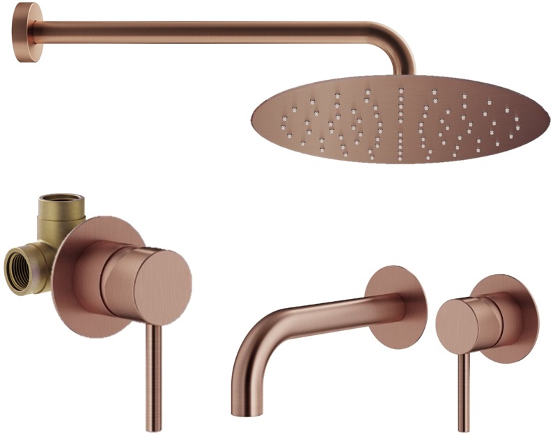 Душевой комплект Plumberia Selection Ixo KITXO01RS210 медь брашированная, KITXO01RS210
Душевой комплект Plumberia Selection Ixo KITXO01RS210 медь брашированная, KITXO01RS210