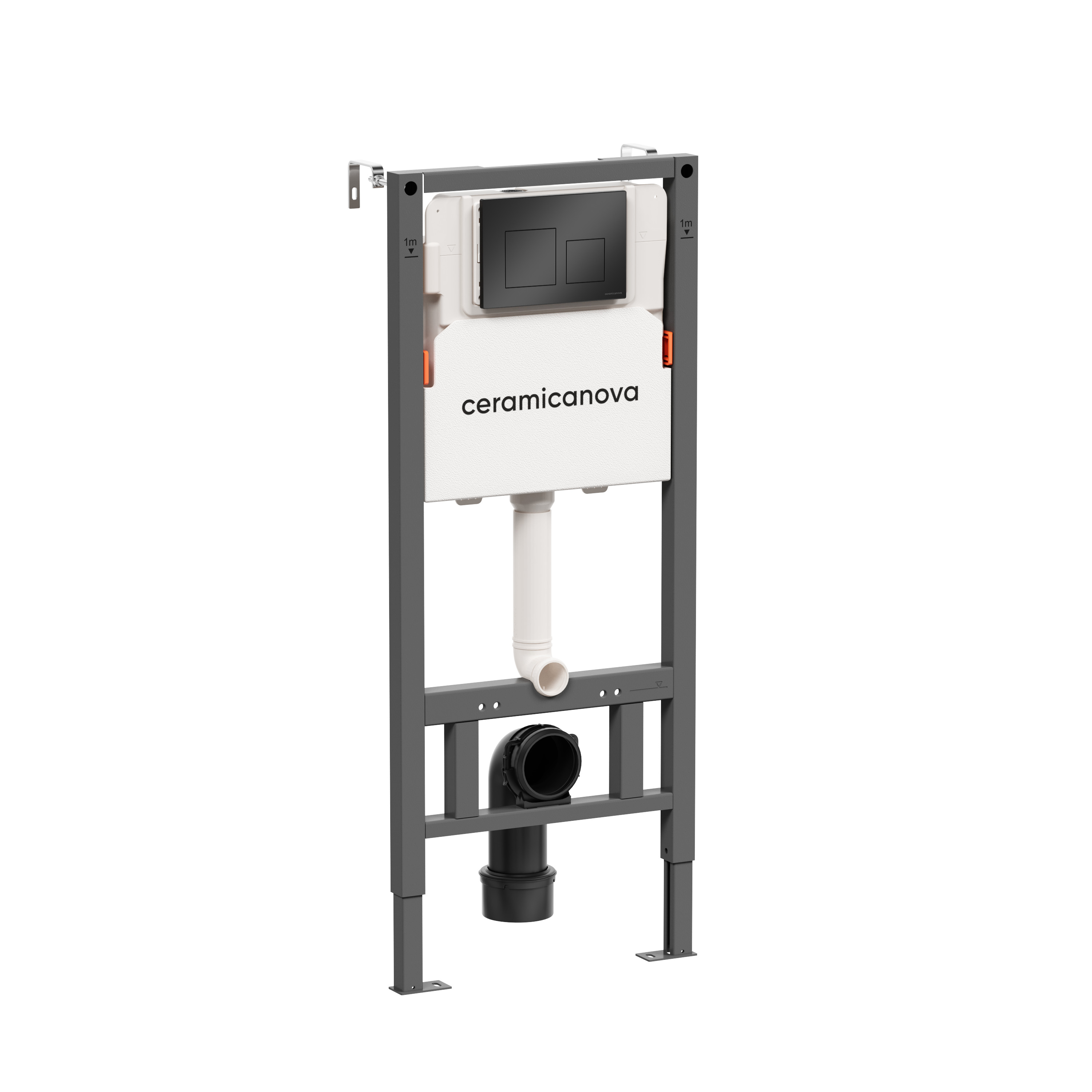 Инсталляция для унитазов Ceramicanova Balance Square CN121002MB с кнопкой смыва черный матовый, Серый, CN121002MB
Инсталляция для унитазов Ceramicanova Balance Square CN121002MB с кнопкой смыва черный матовый, Серый, CN121002MB