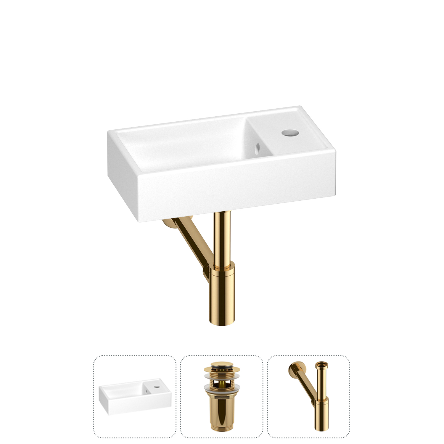 Раковина Wellsee WC Area 202010461 40х22 с донным клапаном и сифоном (цвет набора золото), Белый, 202010461
Раковина Wellsee WC Area 202010461 40х22 с донным клапаном и сифоном (цвет набора золото), Белый, 202010461
