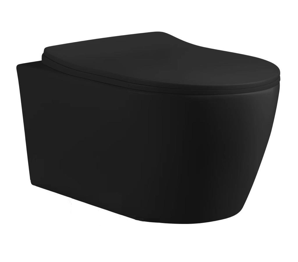 Унитаз подвесной Ceruttispa Sella Aria MBF CT10016 безободковый, с сиденьем микролифт, черный матовый, Sella Aria MBF CT10016
Унитаз подвесной Ceruttispa Sella Aria MBF CT10016 безободковый, с сиденьем микролифт, черный матовый, Sella Aria MBF CT10016