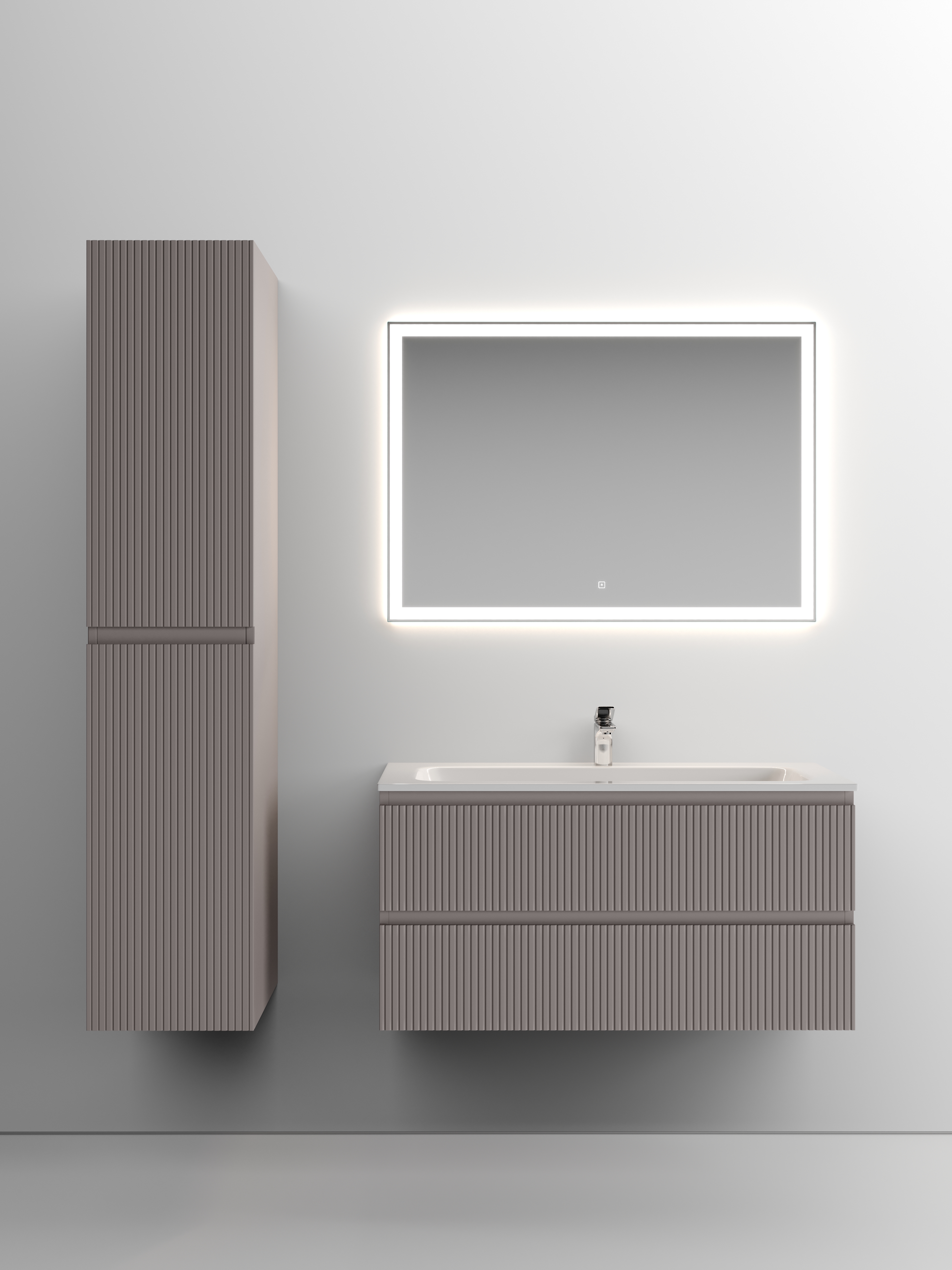 Мебель для ванной Sancos Snob T 100 SNT100SM 2 ящика, Doha Soft, Темно-серый, Snob T 100
Мебель для ванной Sancos Snob T 100 SNT100SM 2 ящика, Doha Soft, Темно-серый, Snob T 100