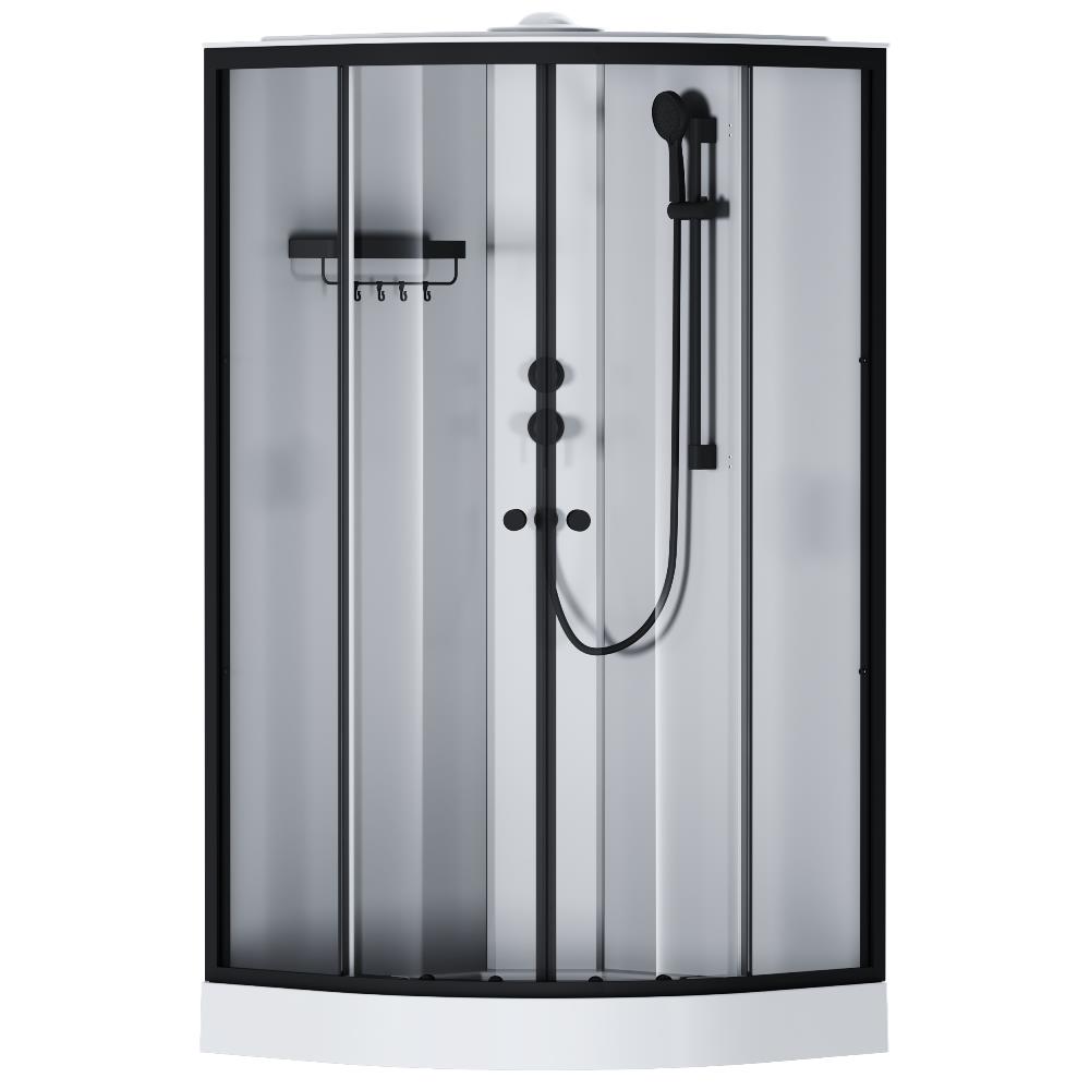 Душевая кабина Am.Pm X-Joy 100х100 профиль черный матовый, стекло прозрачное, W94C-401-100BT
Душевая кабина Am.Pm X-Joy 100х100 профиль черный матовый, стекло прозрачное, W94C-401-100BT