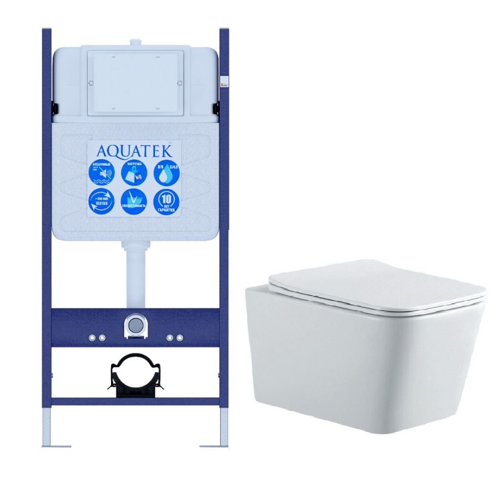 Комплект инсталляция Aquatek Standart INS-0000014 + унитаз Либра New AQ0530N-00 с сиденьем микролифт, Белый, Либра New AQ0530N-00
Комплект инсталляция Aquatek Standart INS-0000014 + унитаз Либра New AQ0530N-00 с сиденьем микролифт, Белый, Либра New AQ0530N-00