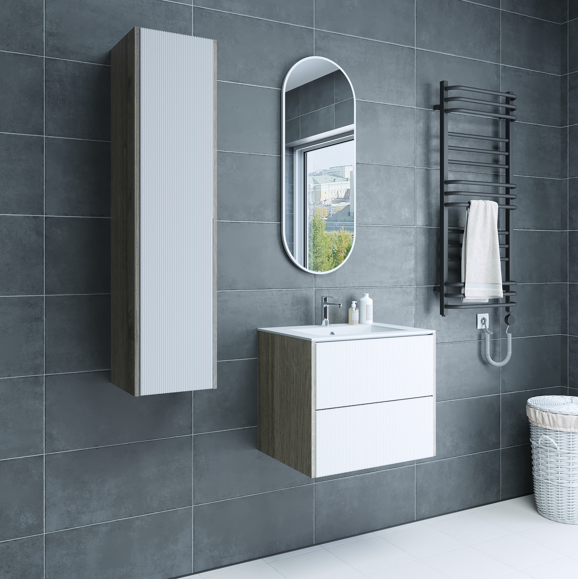 Мебель для ванной Sanflor Диана 65 дуб шерман белый (раковина Kerama Marazzi Piano 65), Светлое дерево, Диана
Мебель для ванной Sanflor Диана 65 дуб шерман белый (раковина Kerama Marazzi Piano 65), Светлое дерево, Диана