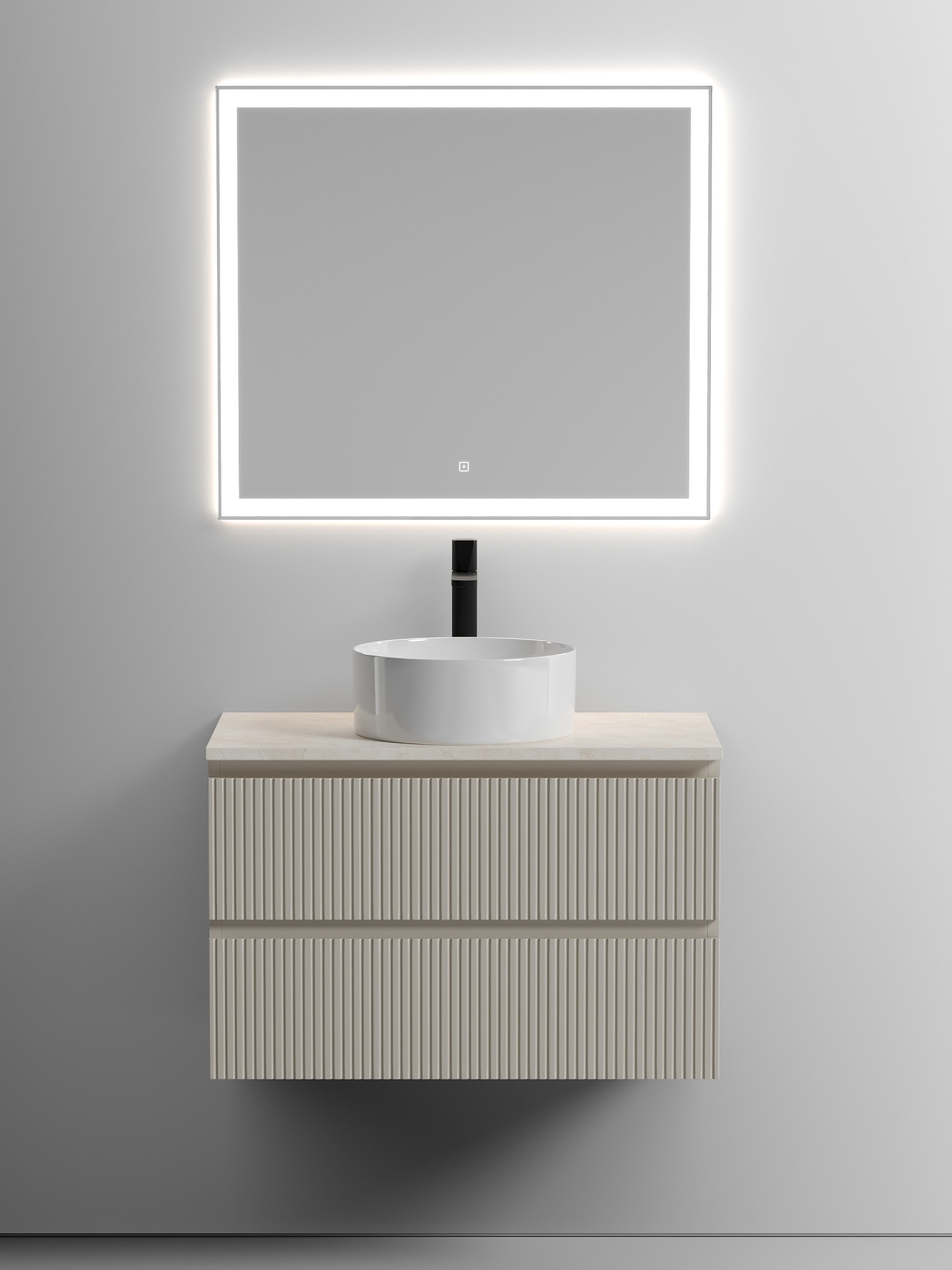 Мебель для ванной Sancos Snob T 80 подвесная, столешница kreman, Beige Soft (с отверстием под смеситель), Бежевый, Snob T SNT80CE
Мебель для ванной Sancos Snob T 80 подвесная, столешница kreman, Beige Soft (с отверстием под смеситель), Бежевый, Snob T SNT80CE