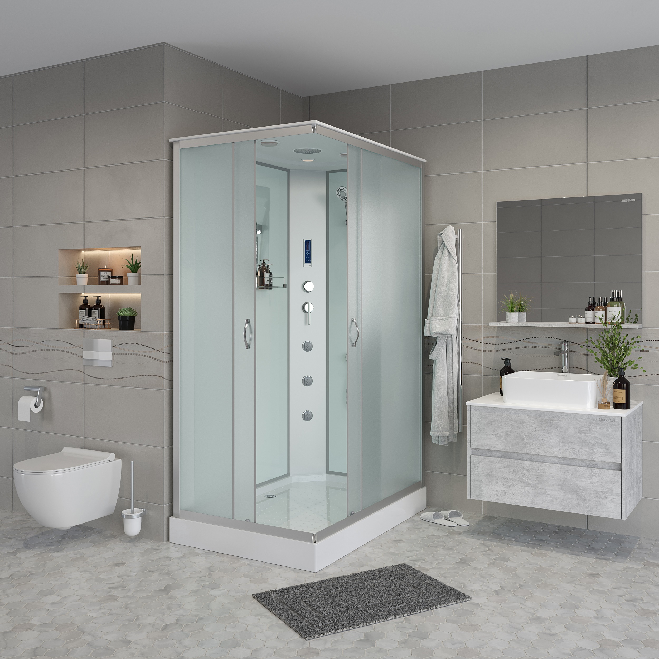 Душевая кабина Niagara Classic NG-43975-14QF 90x70x215 с гидромассажем, NG-43975-14QF
Душевая кабина Niagara Classic NG-43975-14QF 90x70x215 с гидромассажем, NG-43975-14QF