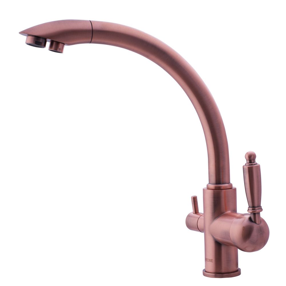 Смеситель для кухонной мойки Swedbe Selene Plus 8044 с подкоючением фильтра, медь, Selene Plus 8044
Смеситель для кухонной мойки Swedbe Selene Plus 8044 с подкоючением фильтра, медь, Selene Plus 8044