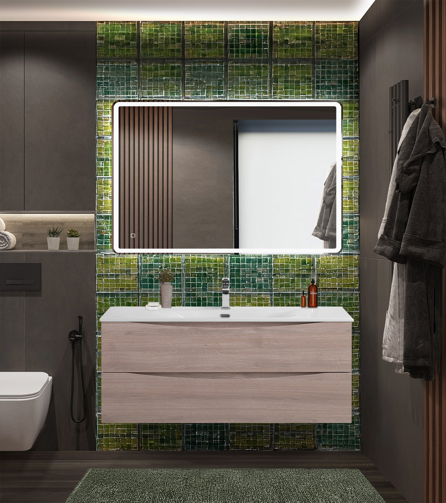 Мебель для ванной BelBagno Marino-Cer-N 120 подвесная, 2 ящика, Rovere Grigio, Светлое дерево, MARINO-CER-N-1200-2C-SO-RG-P
Мебель для ванной BelBagno Marino-Cer-N 120 подвесная, 2 ящика, Rovere Grigio, Светлое дерево, MARINO-CER-N-1200-2C-SO-RG-P