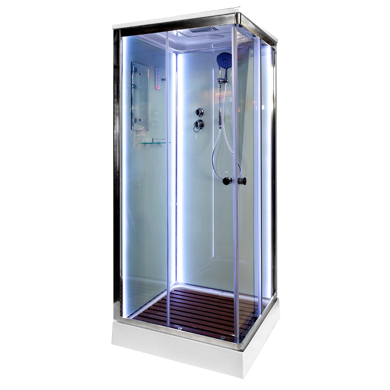 Душевая кабина AvaCan K409SLED, 90х90х220 см, стекло прозрачное, профиль хром, K409SLED
Душевая кабина AvaCan K409SLED, 90х90х220 см, стекло прозрачное, профиль хром, K409SLED