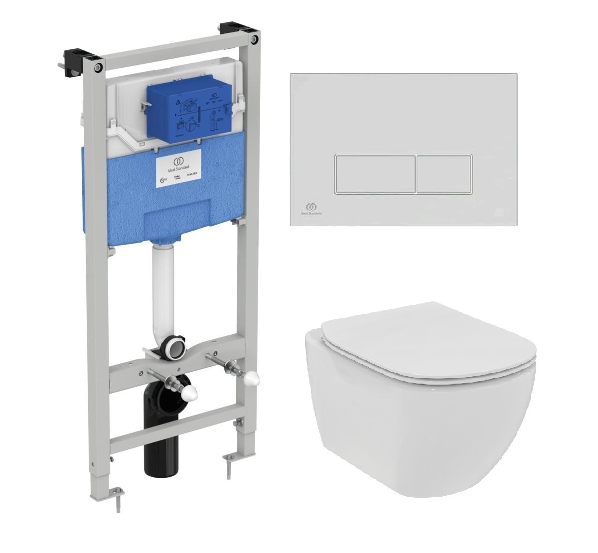 Комплект инсталляция Ideal Standard Prosys Frame R020467+унитаз Ideal Standard Tesi Rimless T536001+кнопка смыва R0121AA, Белый, R020467+T536001+R0121AA
Комплект инсталляция Ideal Standard Prosys Frame R020467+унитаз Ideal Standard Tesi Rimless T536001+кнопка смыва R0121AA, Белый, R020467+T536001+R0121AA