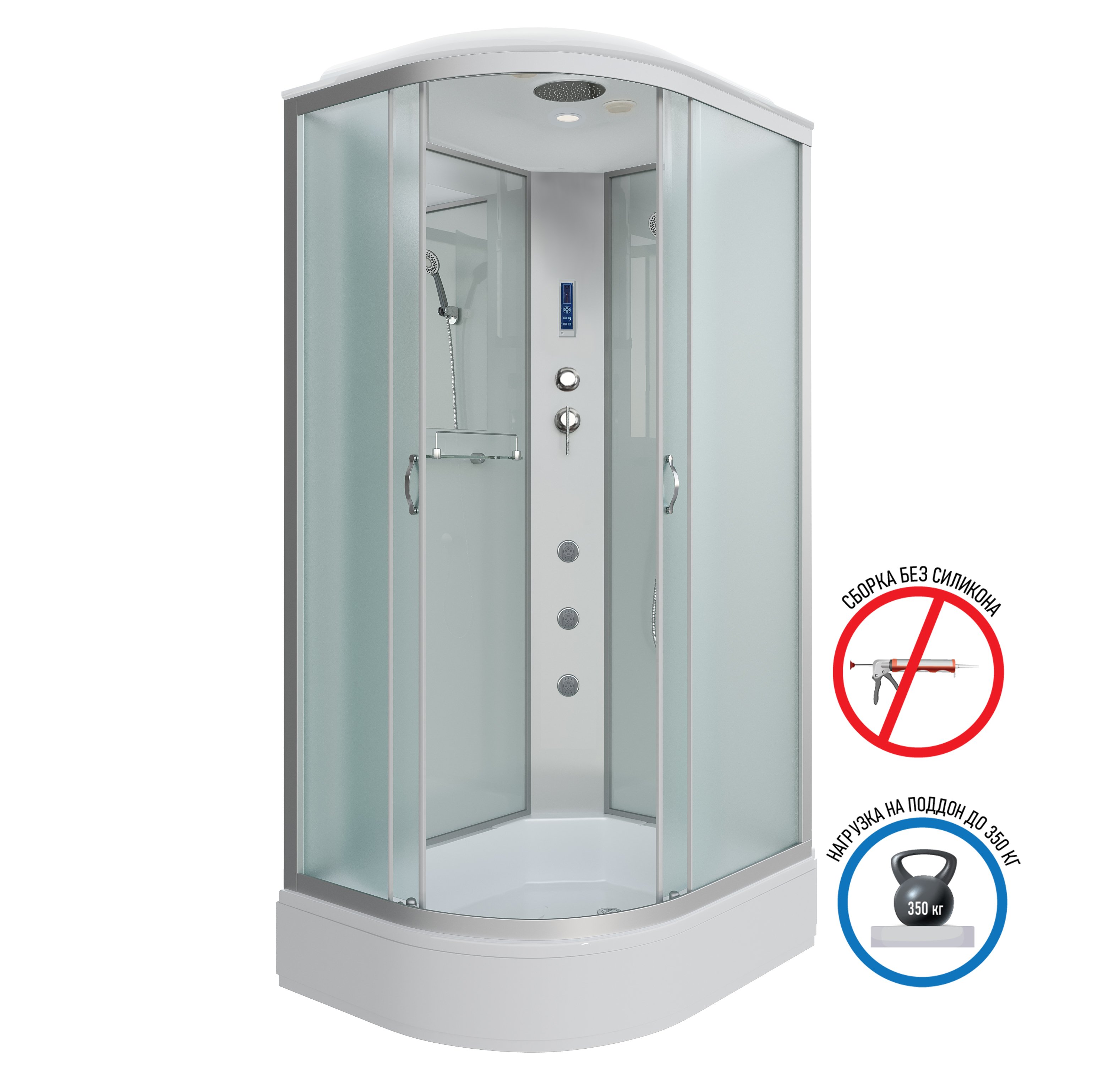Душевая кабина Niagara Classic NG-33084-14RF 100x80x215 с гидромассажем, NG-33084-14RF
Душевая кабина Niagara Classic NG-33084-14RF 100x80x215 с гидромассажем, NG-33084-14RF