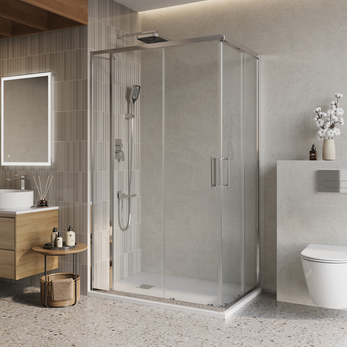 Душевой уголок BelBagno Luce LUCE-AH-21-125/80-C-Cr 125х80 профиль хром, стекло прозрачное, LUCE-AH-21-125/80-C-Cr
Душевой уголок BelBagno Luce LUCE-AH-21-125/80-C-Cr 125х80 профиль хром, стекло прозрачное, LUCE-AH-21-125/80-C-Cr