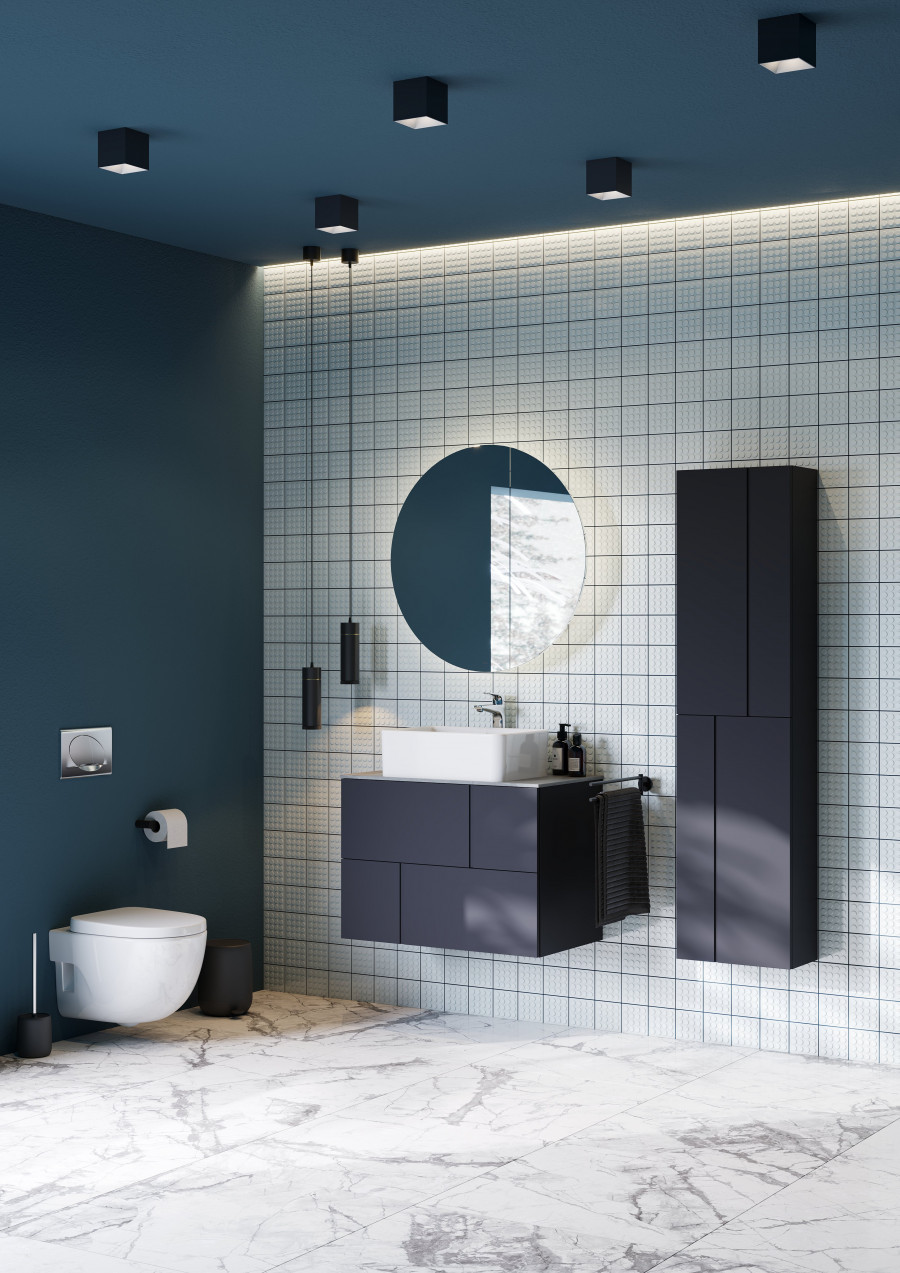 Мебель для ванной Roca Luna 80 подвесная, 2 ящика, со столешницей, синий матовый, ZRU9307767
Мебель для ванной Roca Luna 80 подвесная, 2 ящика, со столешницей, синий матовый, ZRU9307767