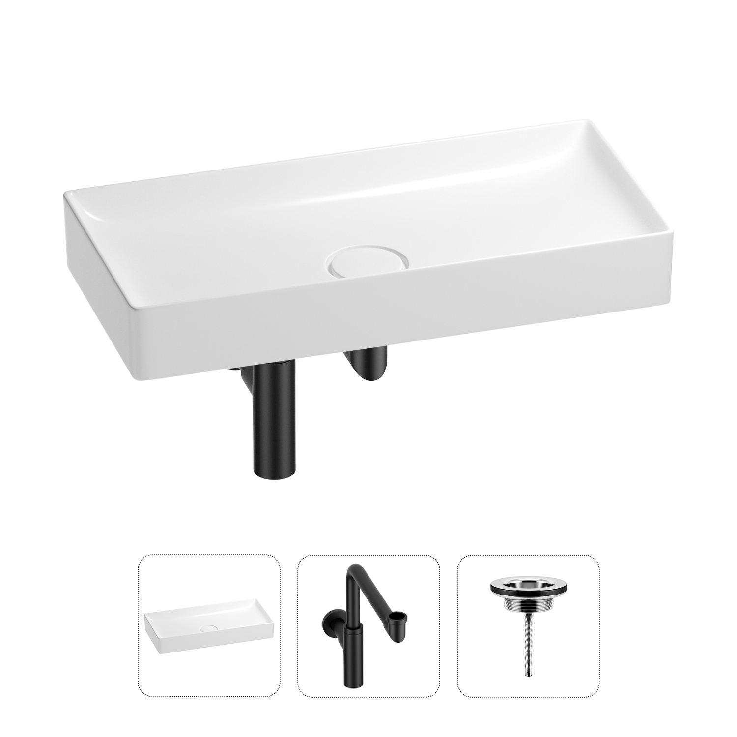 Раковина для ванной Wellsee Pure BY Wellsee 201001272 в наборе 3 в 1, Черный, 201001272
Раковина для ванной Wellsee Pure BY Wellsee 201001272 в наборе 3 в 1, Черный, 201001272