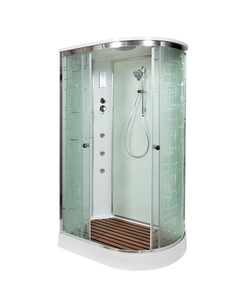 Душевая кабина AvaCan EM2012LGM+EL, 120х90х220 см, стекло с узором, профиль хром, EM2012LGM+EL
Душевая кабина AvaCan EM2012LGM+EL, 120х90х220 см, стекло с узором, профиль хром, EM2012LGM+EL