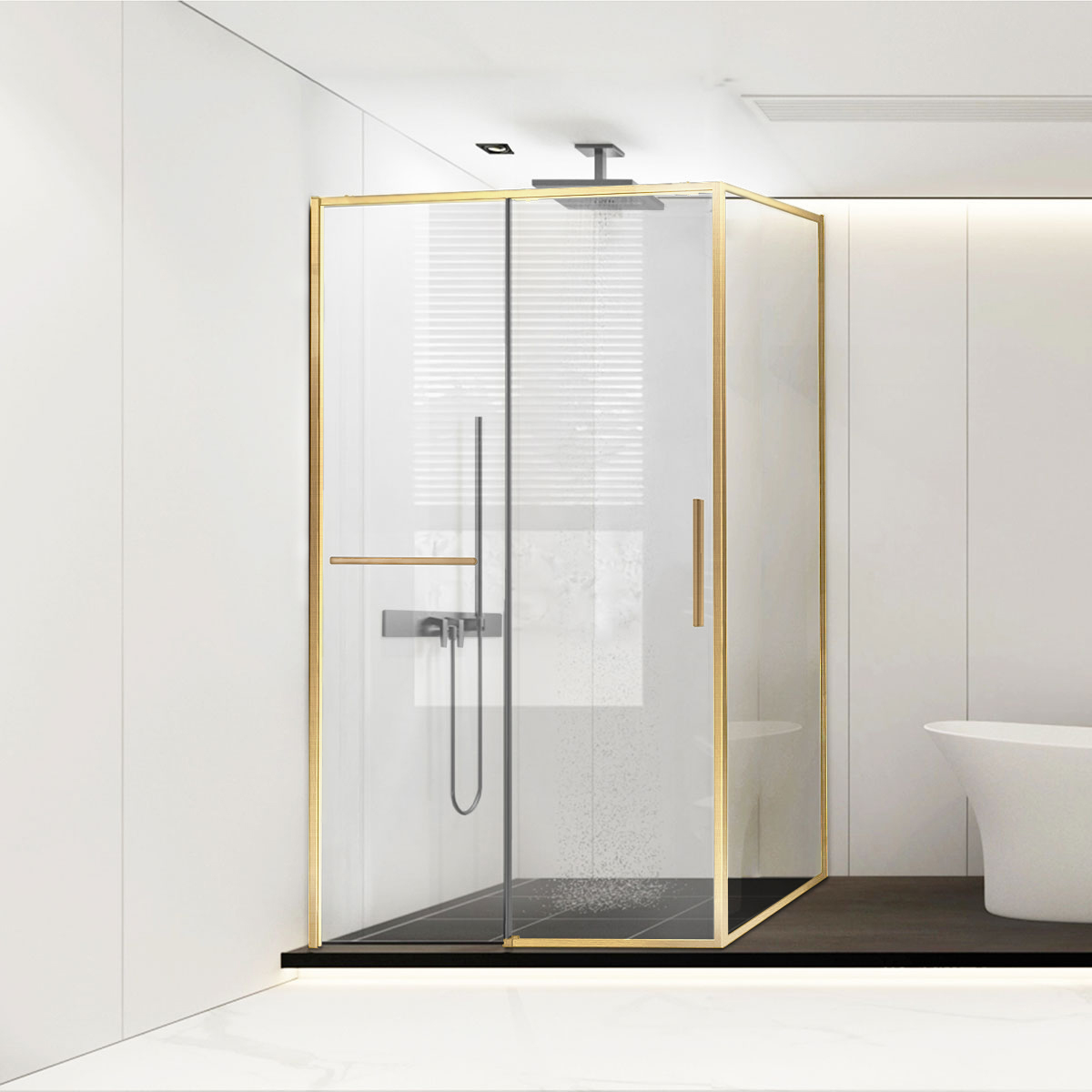 Душевой уголок Vincea Slim Soft VSR-1SS8015CLG, 150х80, брашированное золото, стекло прозрачное, VSR-1SS8015CLG
Душевой уголок Vincea Slim Soft VSR-1SS8015CLG, 150х80, брашированное золото, стекло прозрачное, VSR-1SS8015CLG