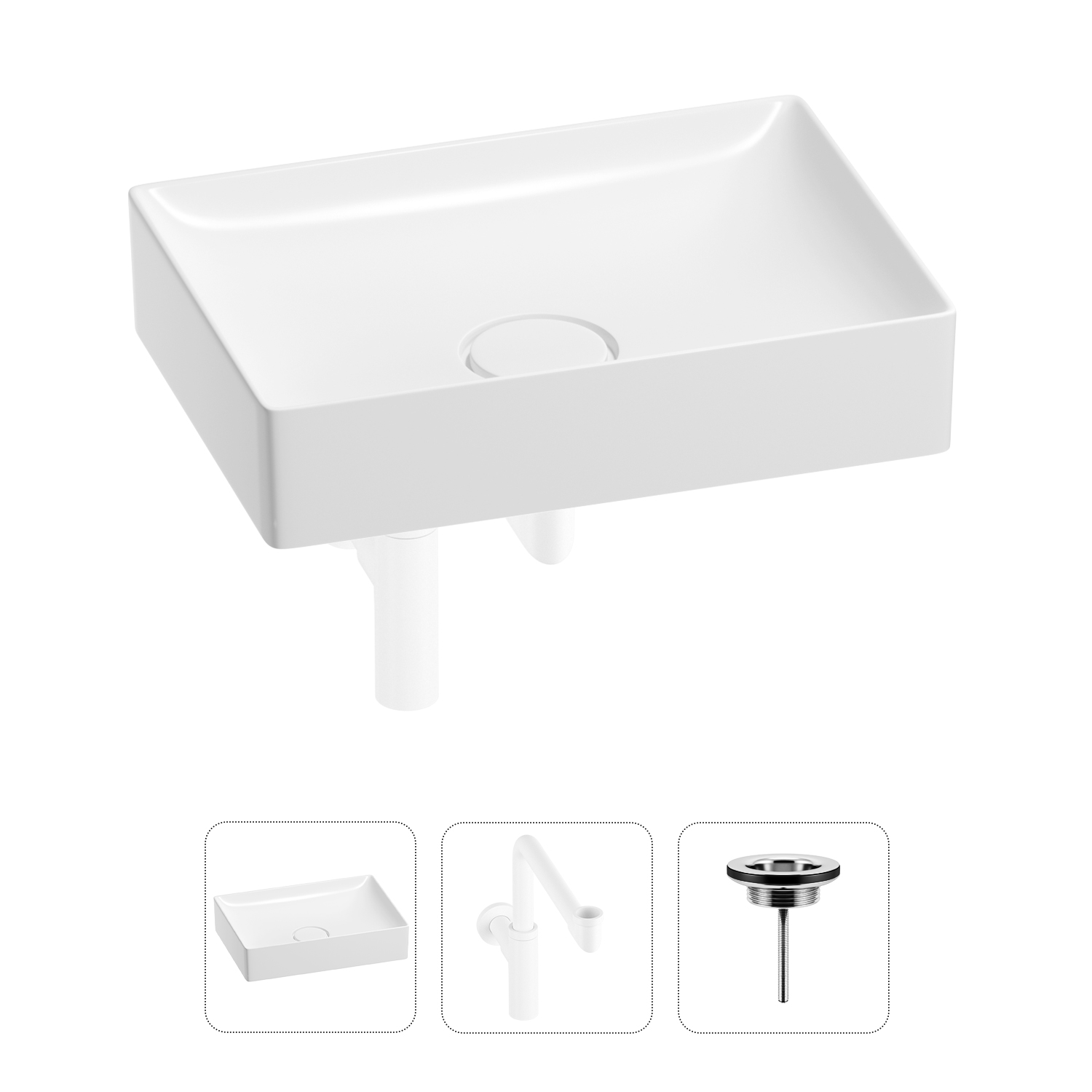 Раковина для ванной Wellsee Pure BY Wellsee 201001250 в наборе 3 в 1, Белый, 201001250
Раковина для ванной Wellsee Pure BY Wellsee 201001250 в наборе 3 в 1, Белый, 201001250