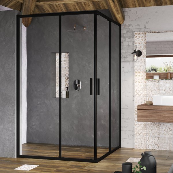 Душевая дверь в нишу Ravak Blix Slim BLSRV2K-100 X1XMA0300Z1, профиль черный, BLSRV2K-100 X1XMA0300Z1
Душевая дверь в нишу Ravak Blix Slim BLSRV2K-100 X1XMA0300Z1, профиль черный, BLSRV2K-100 X1XMA0300Z1