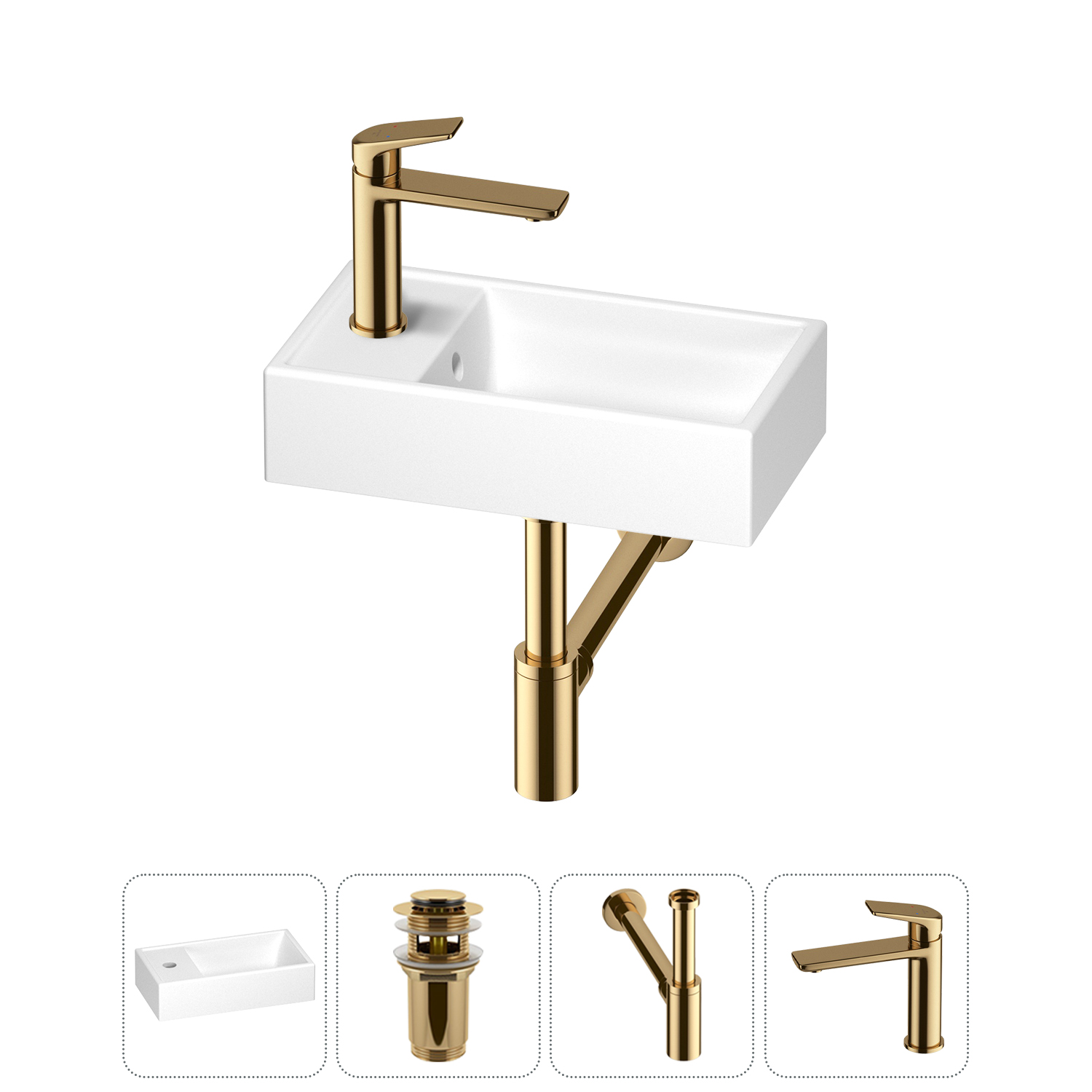 Раковина Wellsee WC Area 202010497 40х22 с донным клапаном, сифоном и смесителем (цвет набора золото), Белый, 202010497
Раковина Wellsee WC Area 202010497 40х22 с донным клапаном, сифоном и смесителем (цвет набора золото), Белый, 202010497