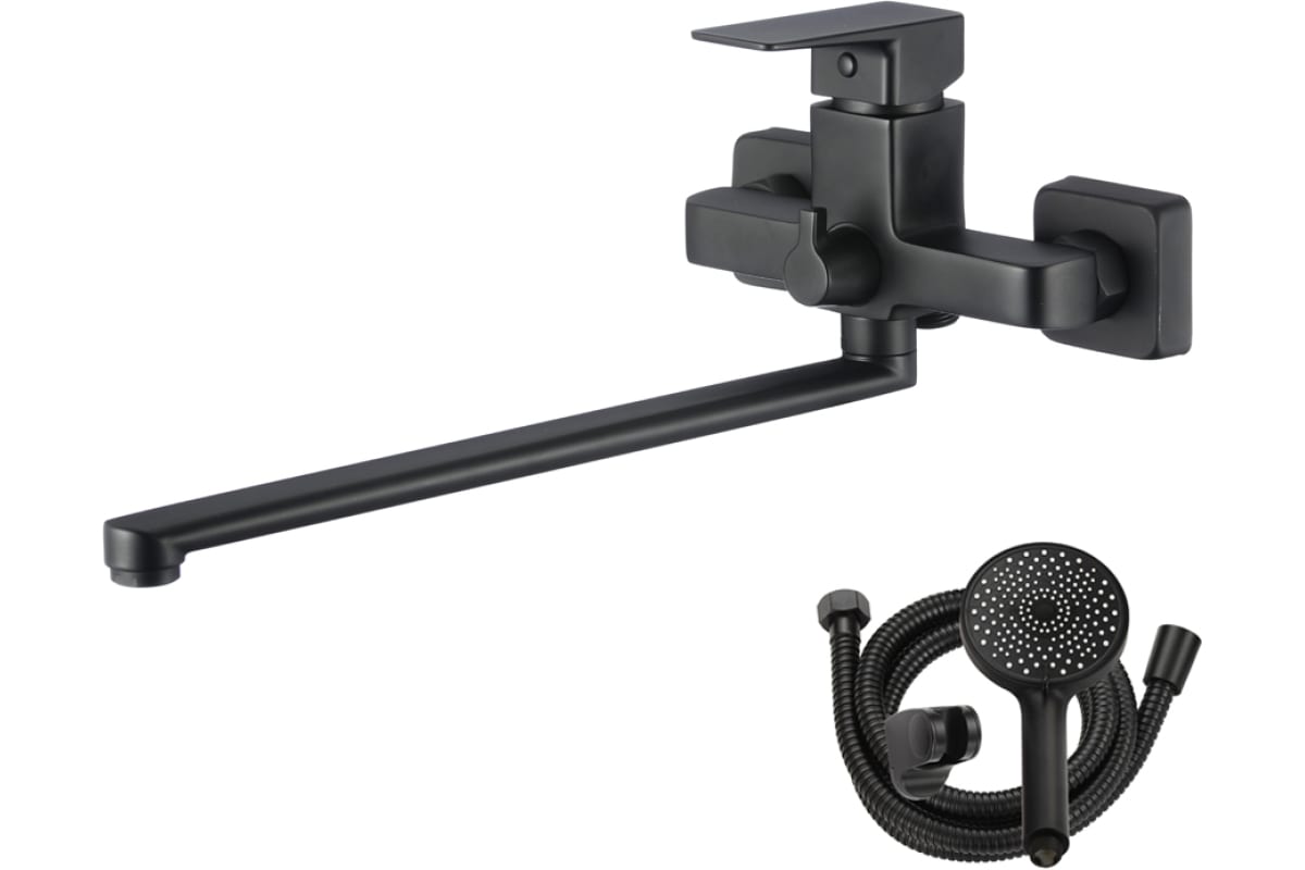 Смеситель для ванны с длинным изливом WesnaArt NARCIS NAR06-320BL-25221 черный, NAR06-320BL-25221
Смеситель для ванны с длинным изливом WesnaArt NARCIS NAR06-320BL-25221 черный, NAR06-320BL-25221
