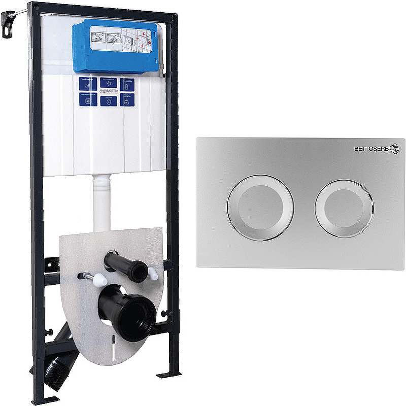 Инсталляция Bettoserb Sava Fix Slim 40006456 + клавиша Sitnica 40006469 хром глянец, Черный / белый, 40006469
Инсталляция Bettoserb Sava Fix Slim 40006456 + клавиша Sitnica 40006469 хром глянец, Черный / белый, 40006469