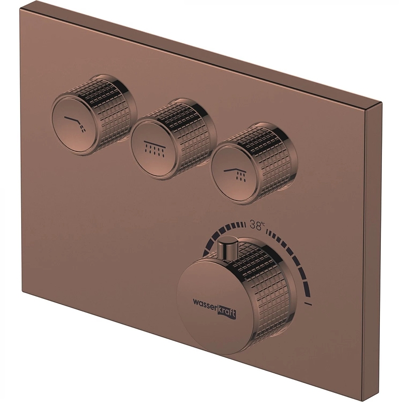 Смеситель для ванны с душем WasserKRAFT Asphe 7758 Thermo розовое золото, 7758 Thermo
Смеситель для ванны с душем WasserKRAFT Asphe 7758 Thermo розовое золото, 7758 Thermo