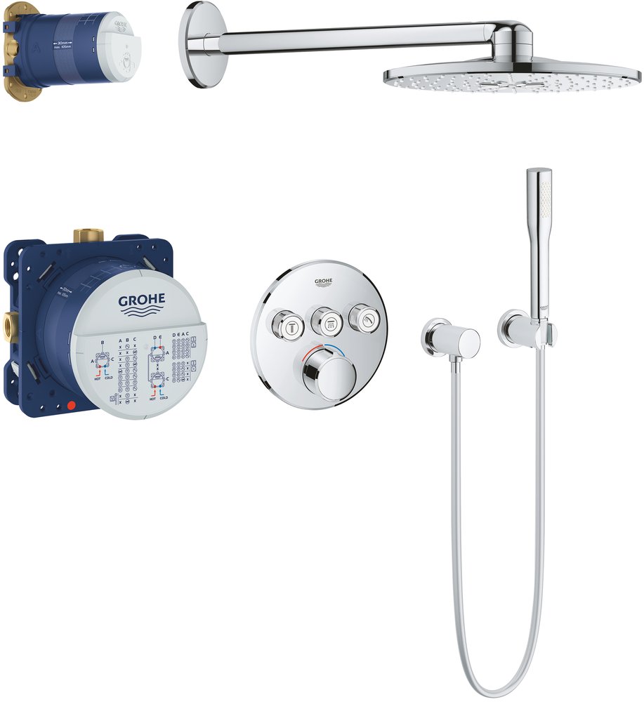 Душевая система Grohe SmartControl 34709000 скрытого монтажа, Хром, SmartControl 34709000
Душевая система Grohe SmartControl 34709000 скрытого монтажа, Хром, SmartControl 34709000