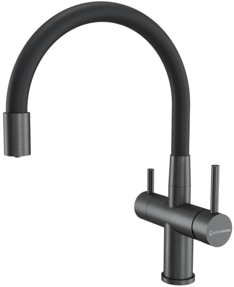 Смеситель для кухонной мойки KuchenStern Wurm-FE 750GM80 вороненая сталь, 750GM80 
Смеситель для кухонной мойки KuchenStern Wurm-FE 750GM80 вороненая сталь, 750GM80