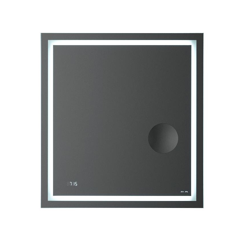 Зеркало Am.Pm Gem 65х70 с контурной LED-подсветкой, часами и косметическим зеркалом, Серебристый, M91AMOX0653WG
Зеркало Am.Pm Gem 65х70 с контурной LED-подсветкой, часами и косметическим зеркалом, Серебристый, M91AMOX0653WG