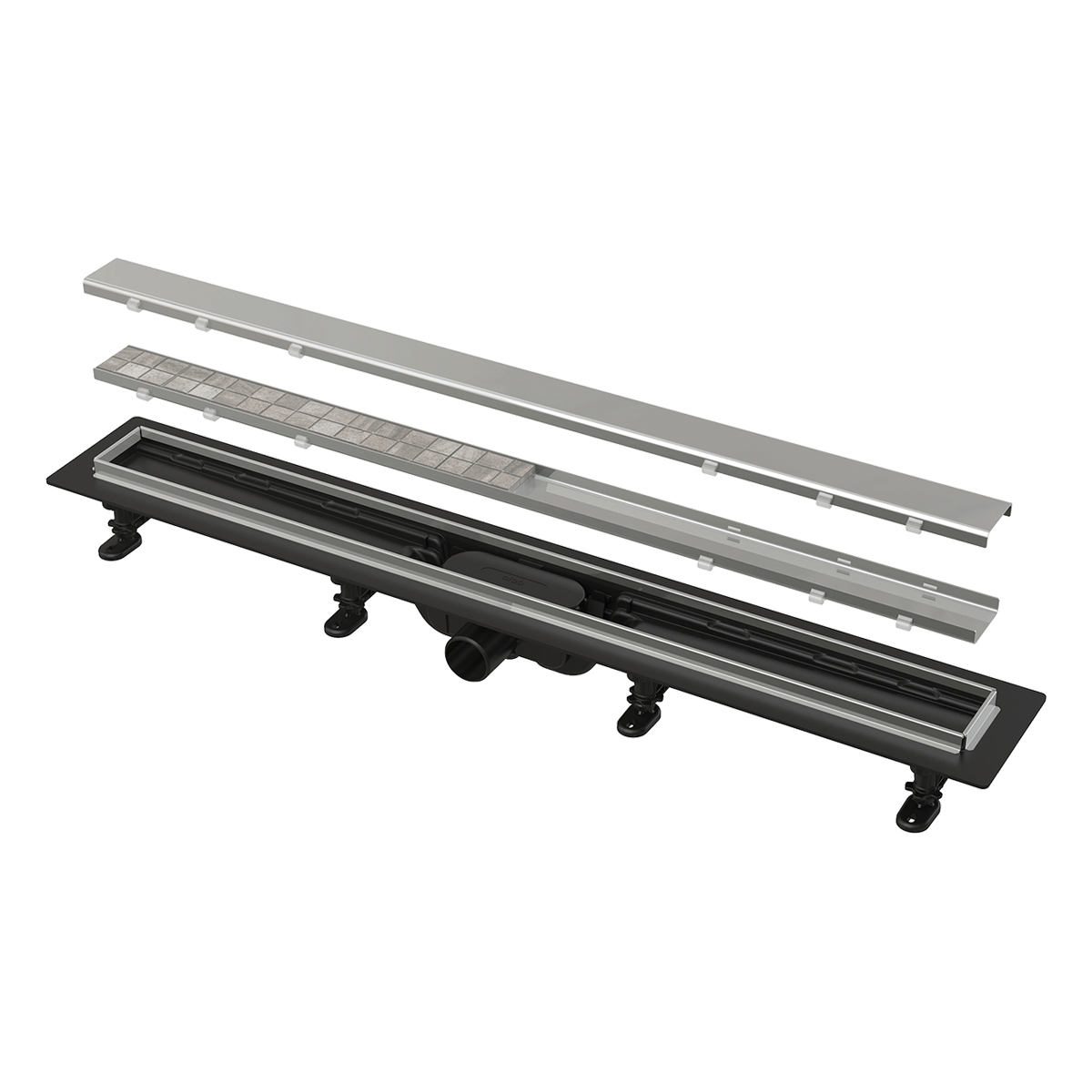 Душевой лоток AlcaPlast APZ20-750 с порогами из нержавеющей стали, с решеткой нержавеющая сталь / под плитку, Серый, APZ20-750
Душевой лоток AlcaPlast APZ20-750 с порогами из нержавеющей стали, с решеткой нержавеющая сталь / под плитку, Серый, APZ20-750