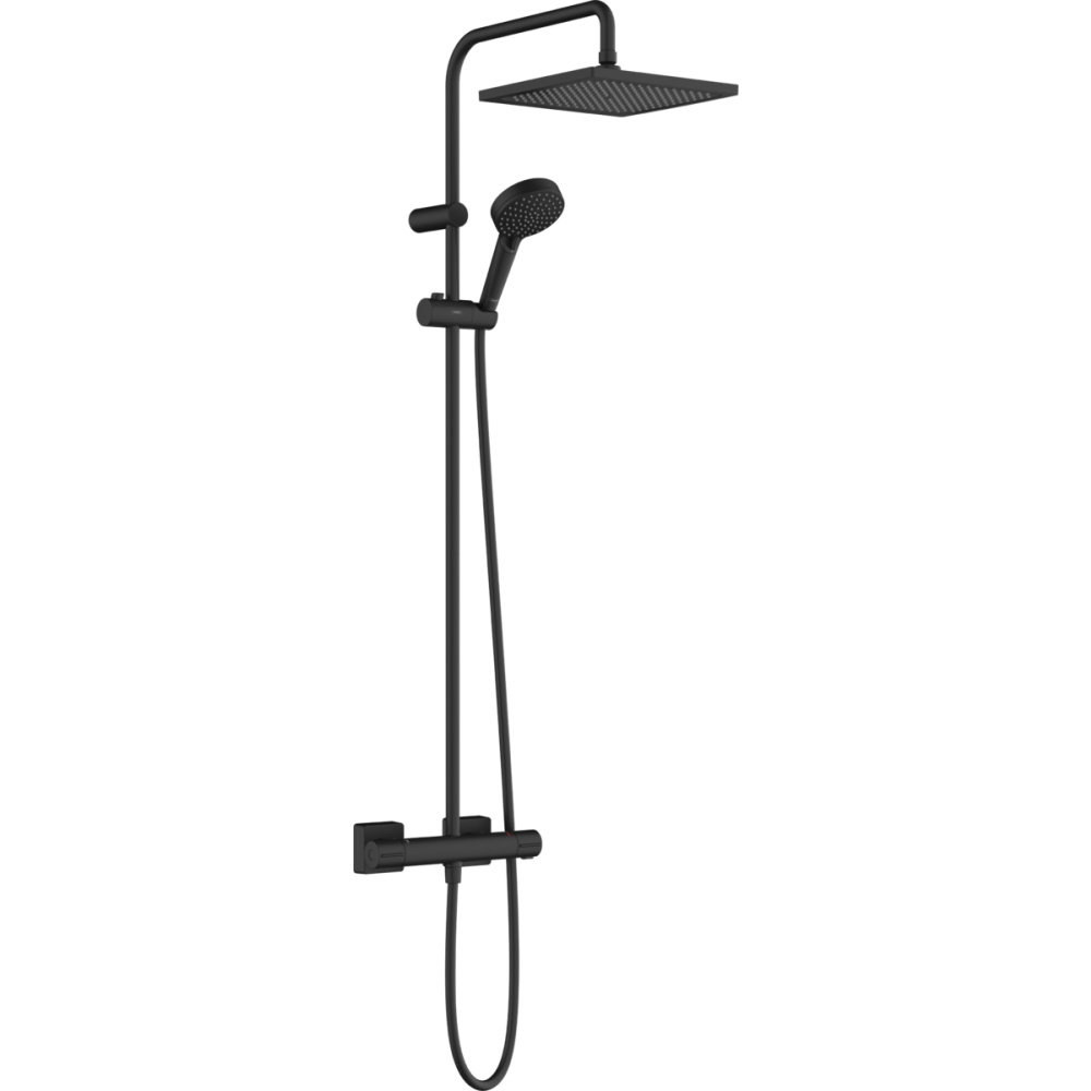 Душевая стойка Hansgrohe Vernis Shape Showerpipe 240 1jet с термостатом, Черный, 240 1jet
Душевая стойка Hansgrohe Vernis Shape Showerpipe 240 1jet с термостатом, Черный, 240 1jet