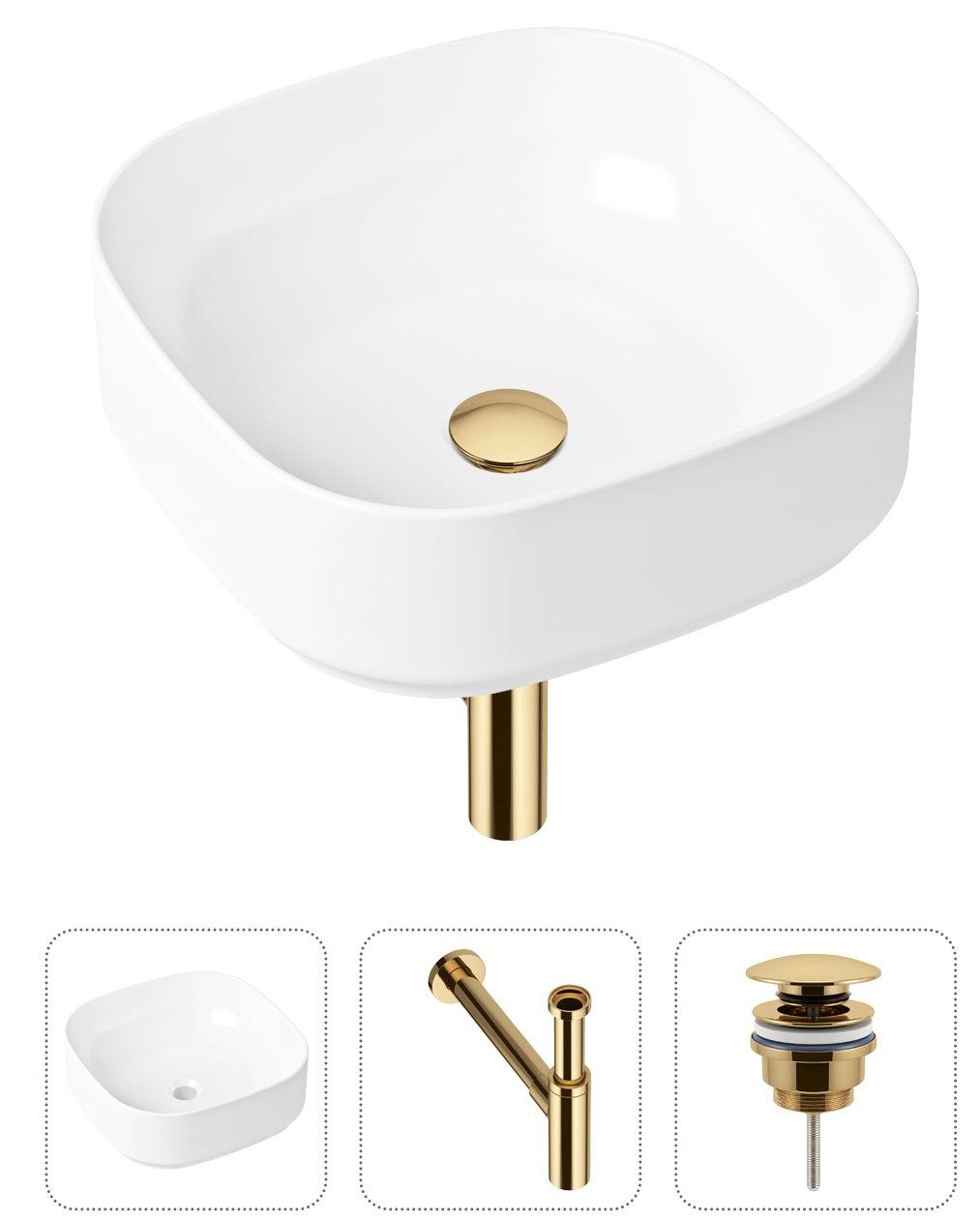Комплект 3 в 1 Lavinia Boho Bathroom Sink 21520256: накладная фарфоровая раковина 40 см, металлический сифон, донный клапан, Белый, 21520256
Комплект 3 в 1 Lavinia Boho Bathroom Sink 21520256: накладная фарфоровая раковина 40 см, металлический сифон, донный клапан, Белый, 21520256