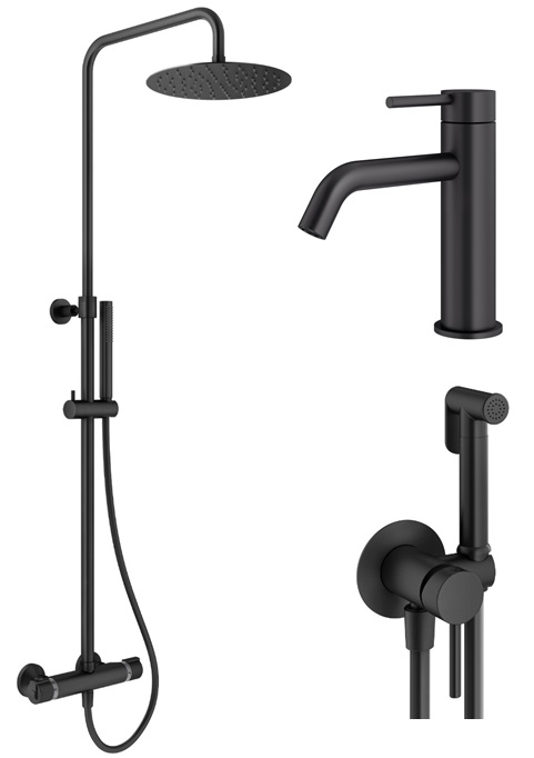 Душевой комплект Plumberia Selection Ixo KITZXO6302NO53 черный матовый, KITZXO6302NO53
Душевой комплект Plumberia Selection Ixo KITZXO6302NO53 черный матовый, KITZXO6302NO53
