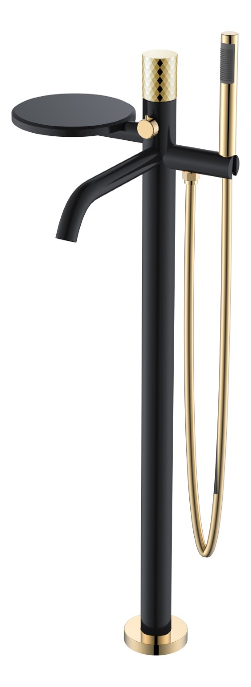 Смеситель для ванны с душем Boheme Stick 129-BG напольный, черный, золото diamond, Stick 129-BG
Смеситель для ванны с душем Boheme Stick 129-BG напольный, черный, золото diamond, Stick 129-BG
