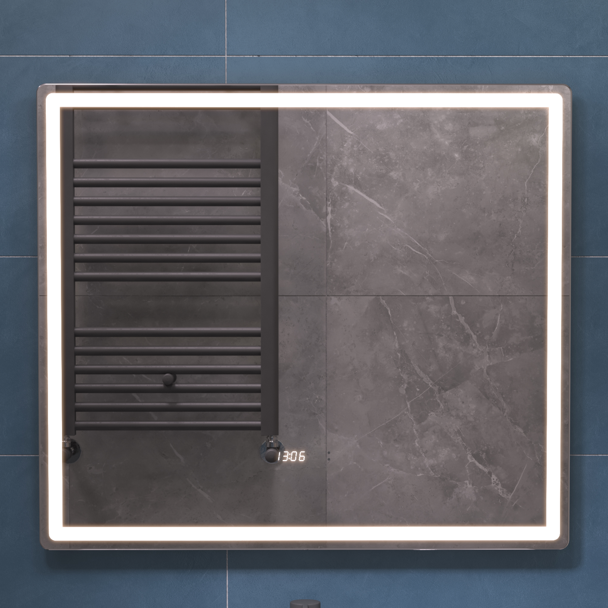 Зеркало Vigo Geometry Luxe 80х70 с подсветкой, бесконтактное включение (на взмах), функция антизапотевания, часы, Белый, 210
Зеркало Vigo Geometry Luxe 80х70 с подсветкой, бесконтактное включение (на взмах), функция антизапотевания, часы, Белый, 210