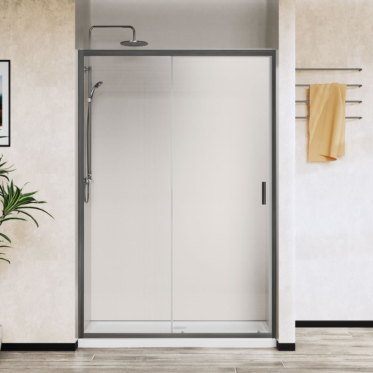 Душевая дверь в нишу Vincea City VDS-5CT120CLGM 120x195 вороненая сталь, стекло прозрачное, VDS-5CT120CLGM
Душевая дверь в нишу Vincea City VDS-5CT120CLGM 120x195 вороненая сталь, стекло прозрачное, VDS-5CT120CLGM