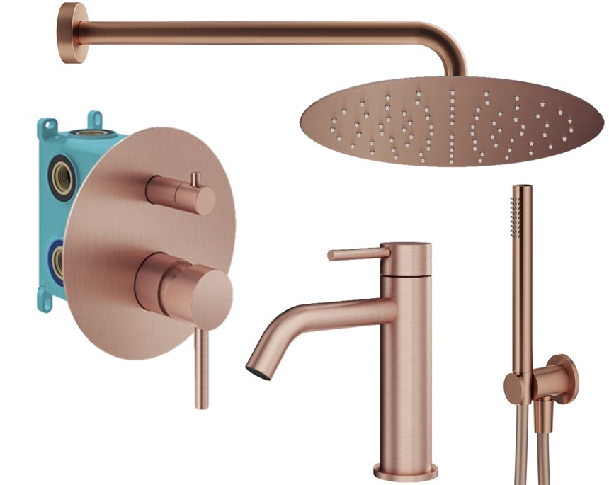Душевой комплект Plumberia Selection Ixo KITXO18RS53 медь брашированная, KITXO18RS53
Душевой комплект Plumberia Selection Ixo KITXO18RS53 медь брашированная, KITXO18RS53