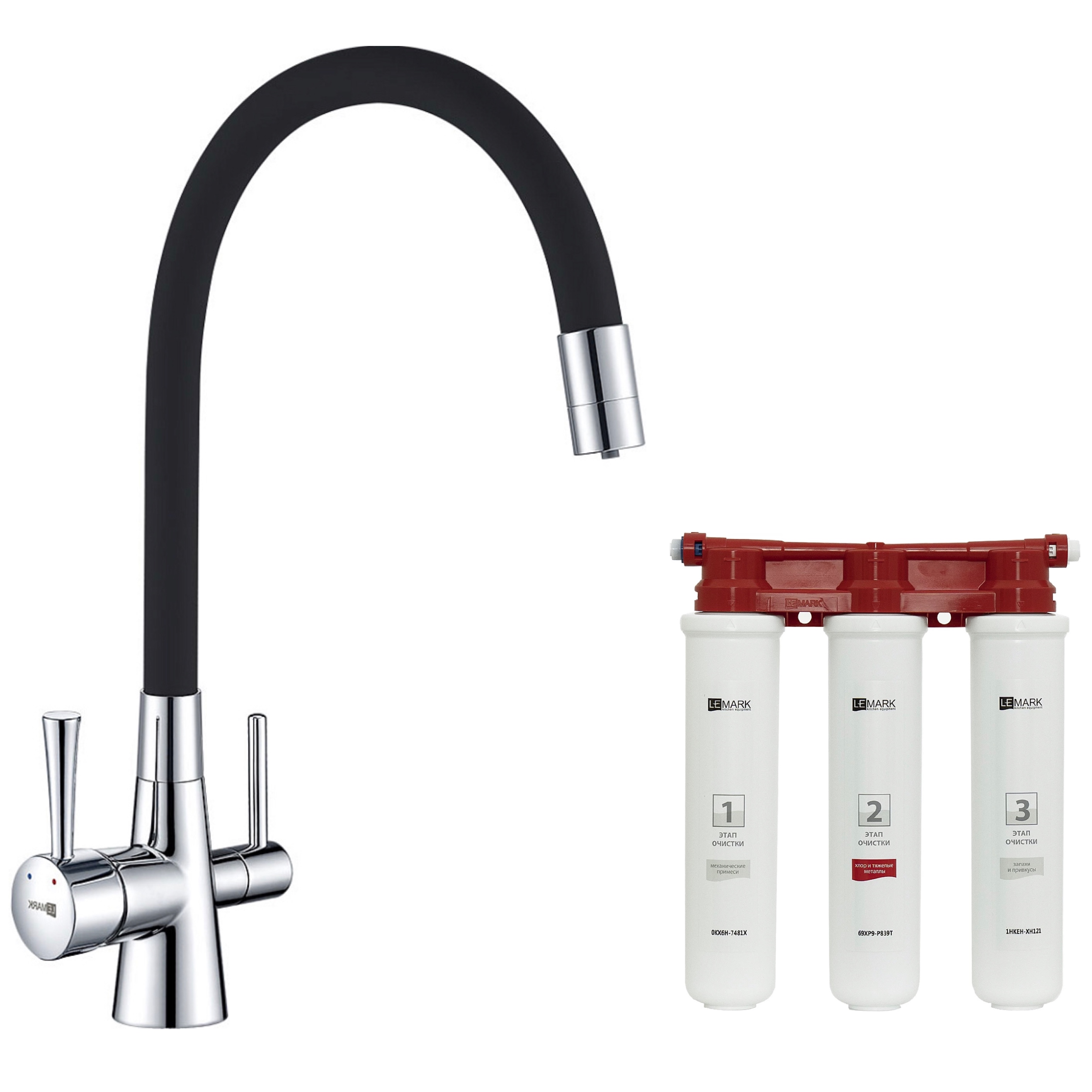Комплект Смеситель Lemark Comfort LM3075C для кухонной мойки + Фильтр Lemark basic для очистки воды от хлора и тяжелых металлов
Комплект Смеситель Lemark Comfort LM3075C для кухонной мойки + Фильтр Lemark basic для очистки воды от хлора и тяжелых металлов