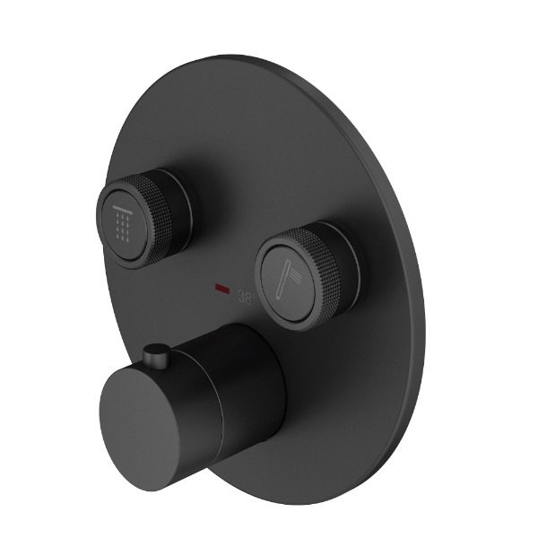 Термостат для ванны с душем Plumberia Selection PSBOX PSB1902NO на 2 потребителя, черный матовый, PSB1902NO
Термостат для ванны с душем Plumberia Selection PSBOX PSB1902NO на 2 потребителя, черный матовый, PSB1902NO