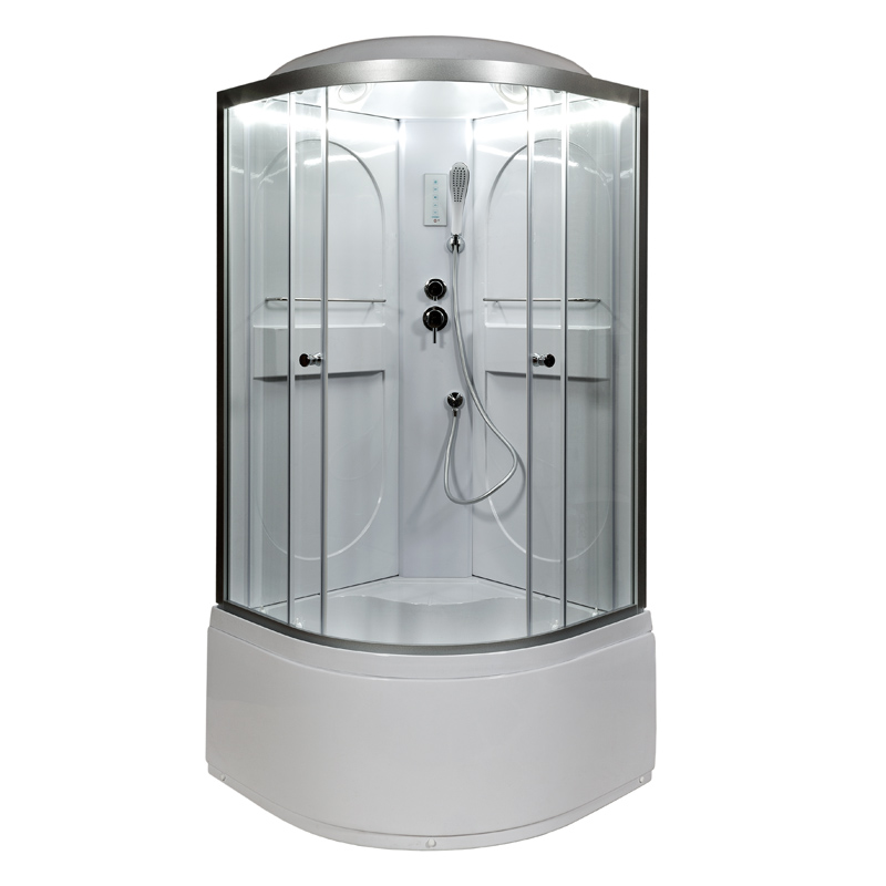 Душевая кабина AvaCan L610LED, 100х100х215 см, стекло прозрачное, профиль хром, L610LED
Душевая кабина AvaCan L610LED, 100х100х215 см, стекло прозрачное, профиль хром, L610LED