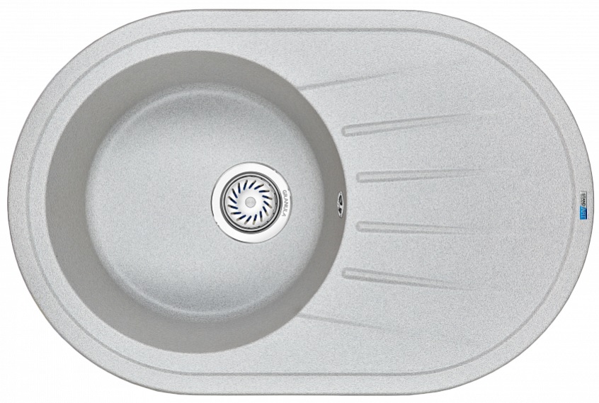 Мойка кухонная Granula Standart ST-7601 базальт, Серый, ST-7601 
Мойка кухонная Granula Standart ST-7601 базальт, Серый, ST-7601