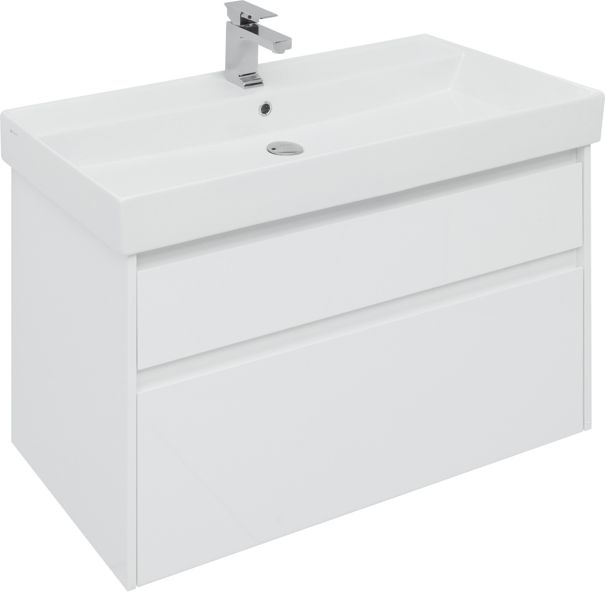 Тумба с раковиной Aquanet Nova Lite 100 (Slim Synergy) белый (2 ящика), Nova Lite 00249940
Тумба с раковиной Aquanet Nova Lite 100 (Slim Synergy) белый (2 ящика), Nova Lite 00249940