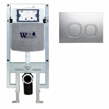 Инсталляция для унитазов WeltWasser WW AMBERG 497 ST CR с хром кнопкой смыва, WW AMBERG 497 ST + CR
Инсталляция для унитазов WeltWasser WW AMBERG 497 ST CR с хром кнопкой смыва, WW AMBERG 497 ST + CR