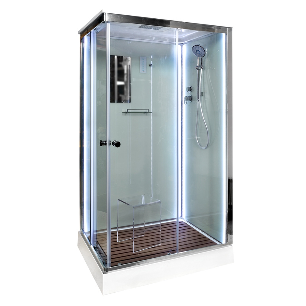 Душевая кабина DTO K402SLED 120х90х220 см, стекло прозрачное, профиль глянцевый хром, K402SLED
Душевая кабина DTO K402SLED 120х90х220 см, стекло прозрачное, профиль глянцевый хром, K402SLED