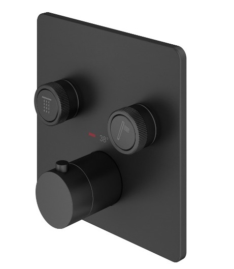 Термостат для ванны с душем Plumberia Selection PSBOX PSB2902NO на 2 потребителя, черный матовый, PSB2902NO
Термостат для ванны с душем Plumberia Selection PSBOX PSB2902NO на 2 потребителя, черный матовый, PSB2902NO