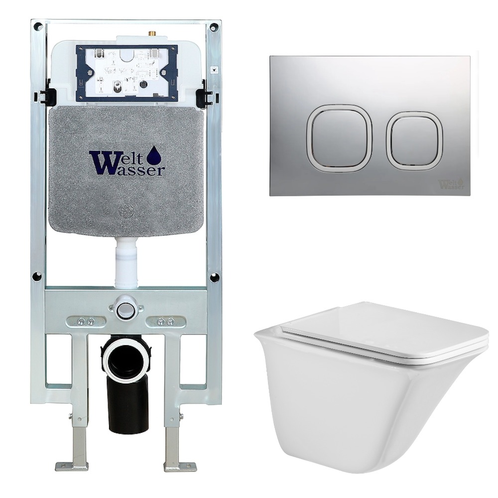 Комплект Weltwasser 10000006745 унитаз Rotbach 004 GL-WT + инсталляция + кнопка Amberg RD-MT CR, Белый глянцевый, 10000006745
Комплект Weltwasser 10000006745 унитаз Rotbach 004 GL-WT + инсталляция + кнопка Amberg RD-MT CR, Белый глянцевый, 10000006745