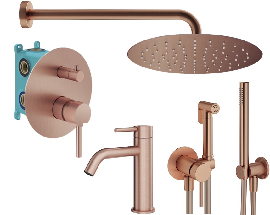 Душевой комплект Plumberia Selection Ixo KITZXO18RS53 медь брашированная, KITZXO18RS53
Душевой комплект Plumberia Selection Ixo KITZXO18RS53 медь брашированная, KITZXO18RS53