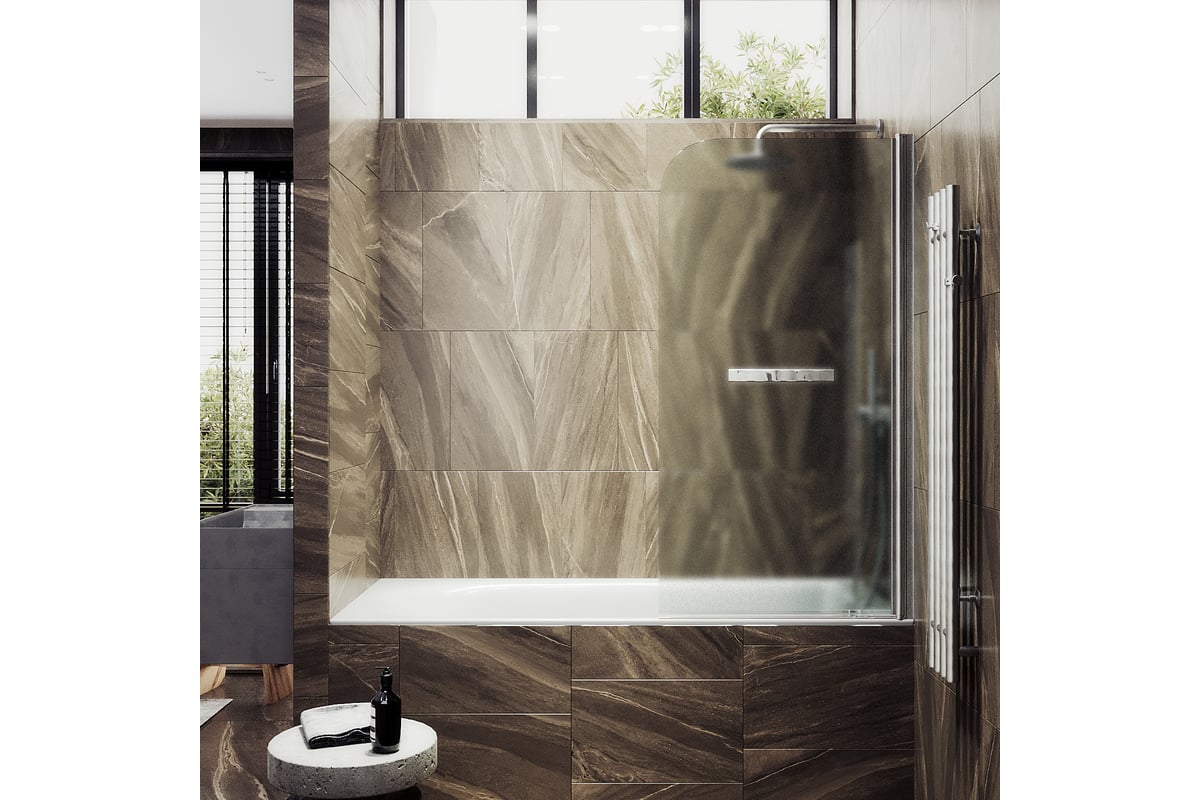 Шторка на ванну Maybah Glass MGV-775-5 50х140 см,профиль хром матовый, стекло сатин, MGV-775-5
Шторка на ванну Maybah Glass MGV-775-5 50х140 см,профиль хром матовый, стекло сатин, MGV-775-5