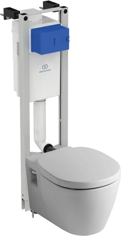 Комплект подвесной унитаз с инсталляцией Ideal Standard Connect W220101 без кнопки смыва, Белый, W220101
Комплект подвесной унитаз с инсталляцией Ideal Standard Connect W220101 без кнопки смыва, Белый, W220101